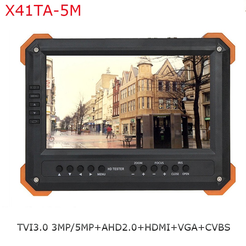 Kaycube X41TA-5M 7 tft lcd HD-TVI3.0 + ahd2.0 + hdmi + vga + cvbs ī޶   ׽ HD-AHD 2.0 HD-TVI 3.0 12 v 2a  ׽Ʈ